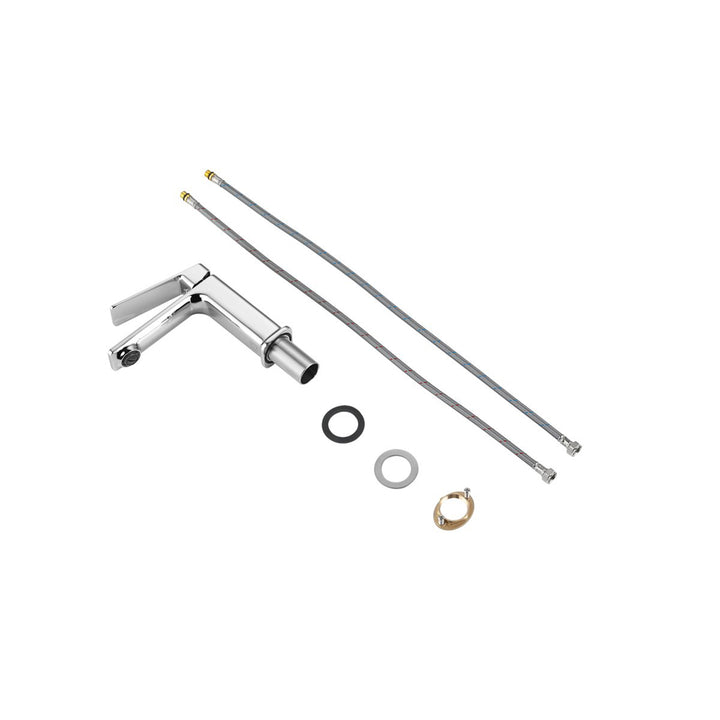 Single Hole Single Handle Bathroom Faucet In Chrome - View 4 - Joshua Marshal