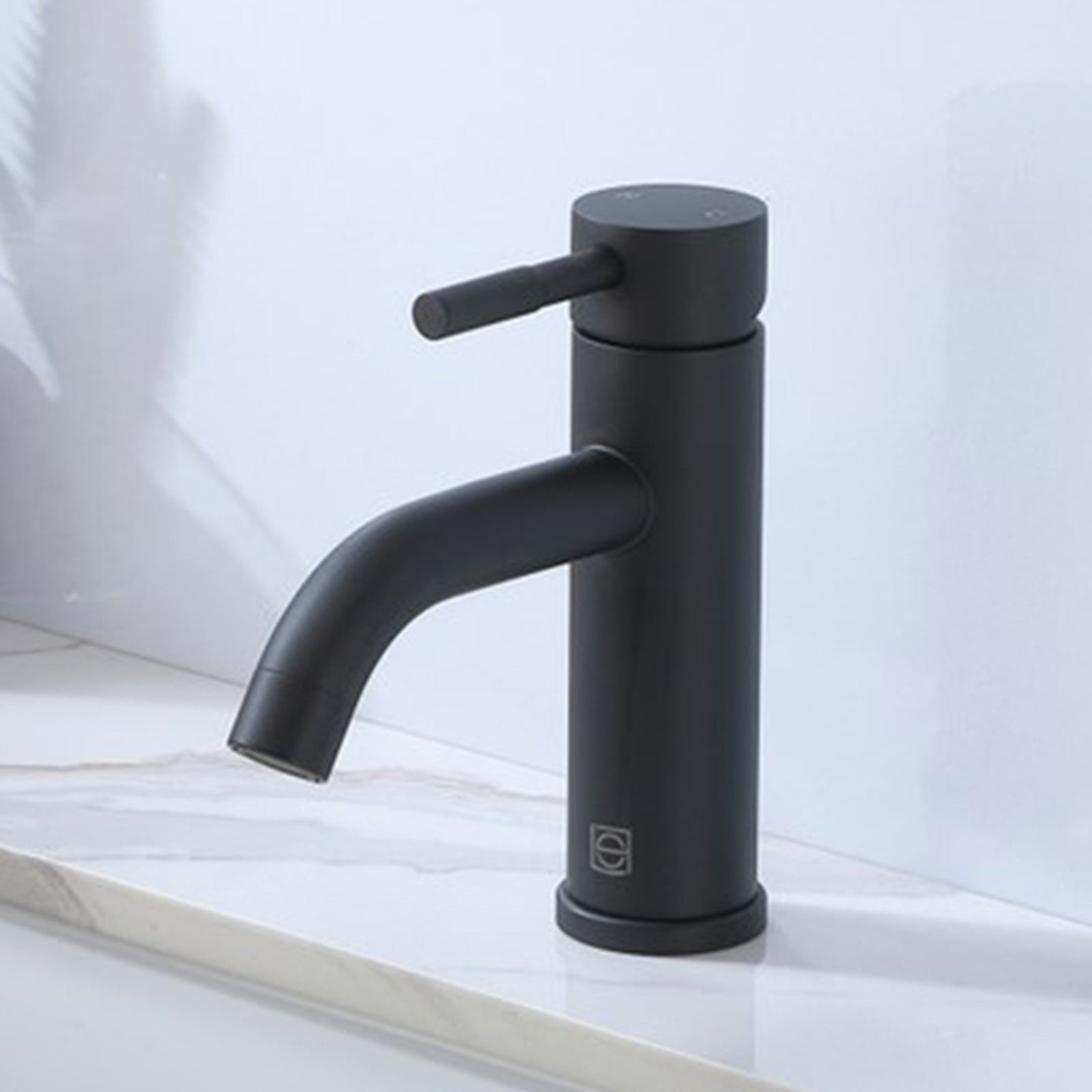 Single Hole Single Handle Bathroom Faucet In Matte Black Matte Black Finish - KITCHEN & BATH by Joshua Marshal