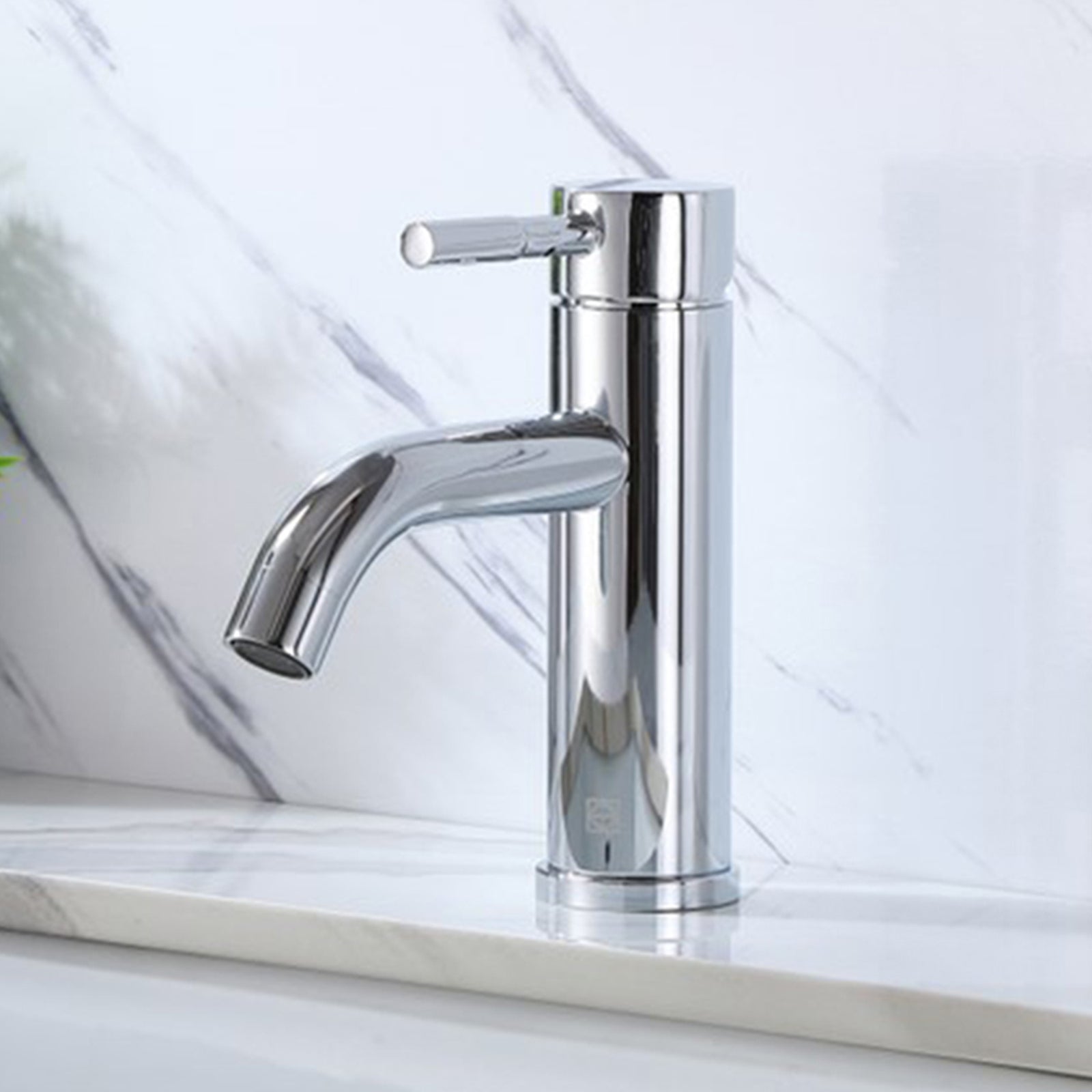 Single Hole Single Handle Bathroom Faucet In Chrome Chrome Finish - KITCHEN & BATH by Joshua Marshal