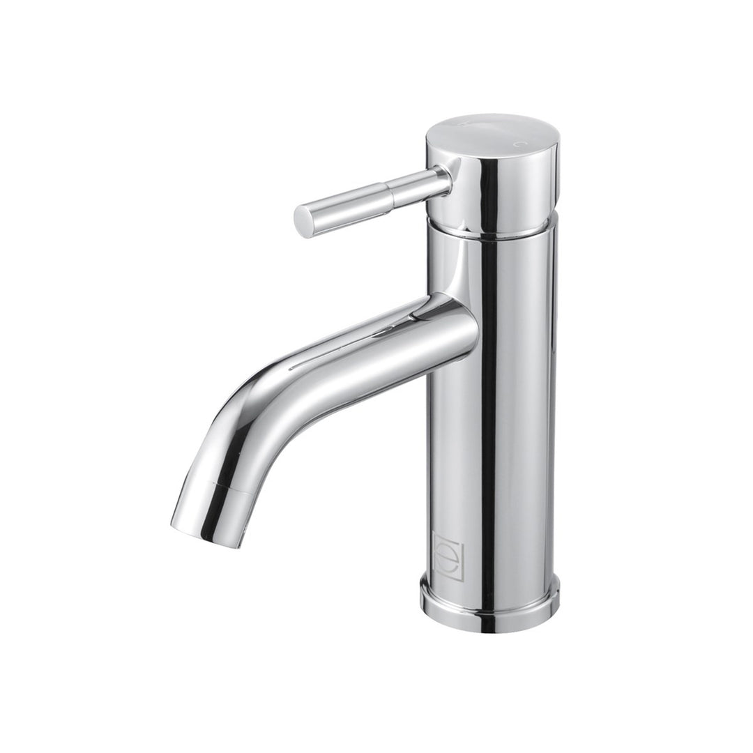 Single Hole Single Handle Bathroom Faucet In Chrome - View 3 - Joshua Marshal
