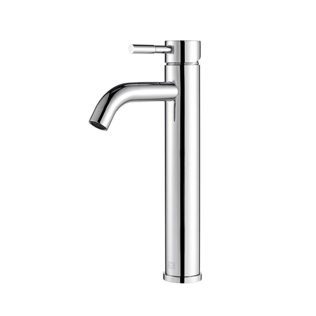 Single Hole Single Handle Bathroom Faucet In Chrome - View 3 - Joshua Marshal