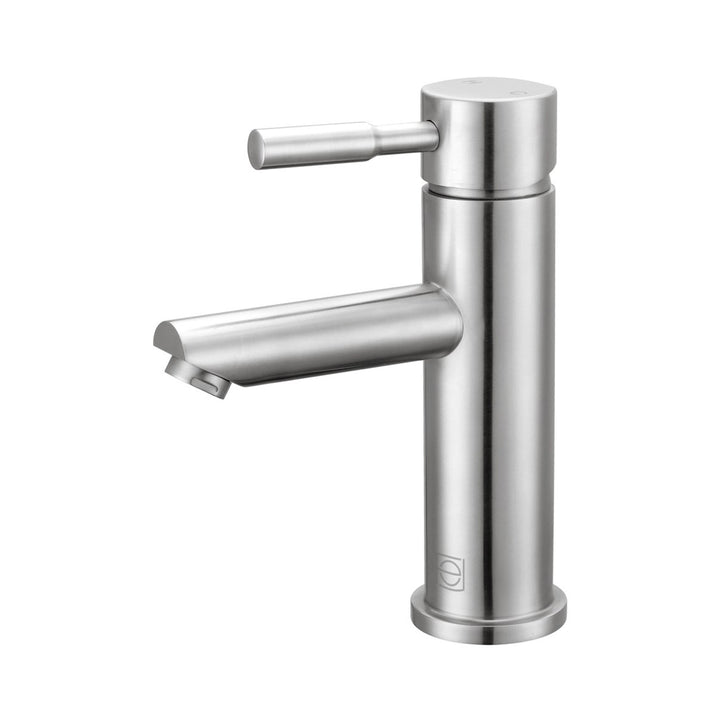 Single Hole Single Handle Bathroom Faucet In Brushed Nickel - View 3 - Joshua Marshal