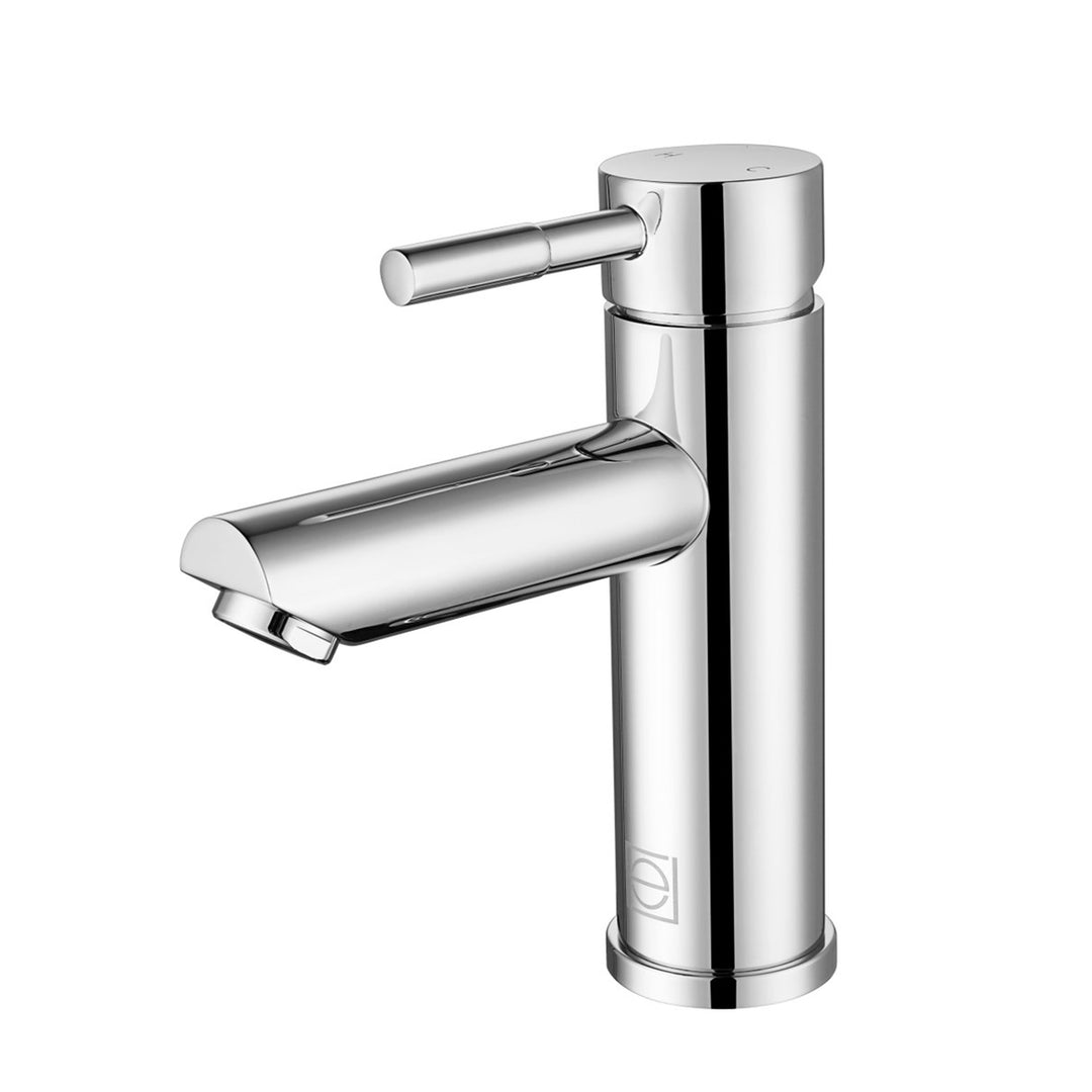Single Hole Single Handle Bathroom Faucet In Chrome - View 3 - Joshua Marshal