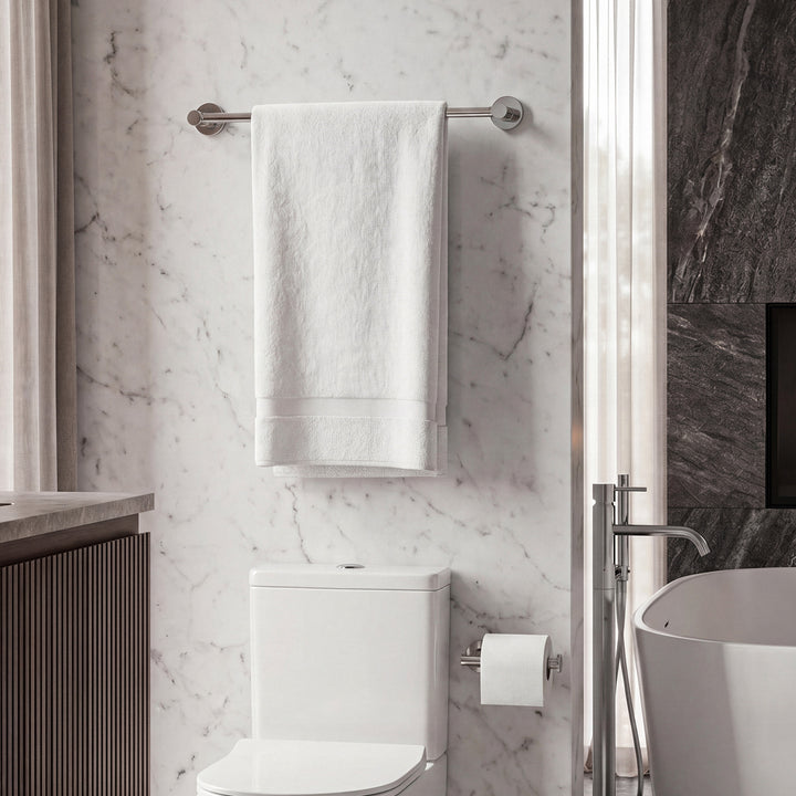 2-Piece Bathroom Hardware Set In Chrome Chrome Finish - KITCHEN & BATH by Joshua Marshal