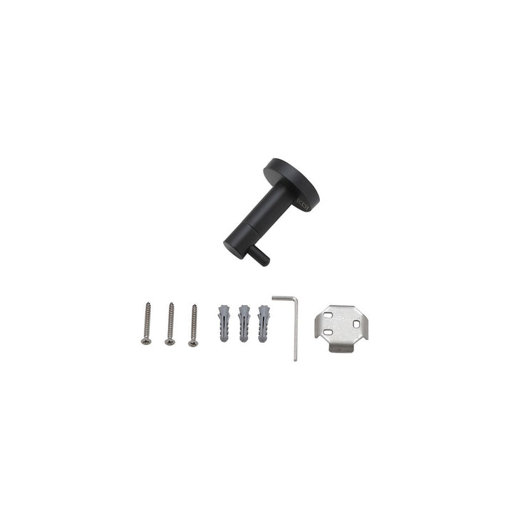 3-Piece Bathroom Hardware Set In Matte Black - View 5 - Joshua Marshal