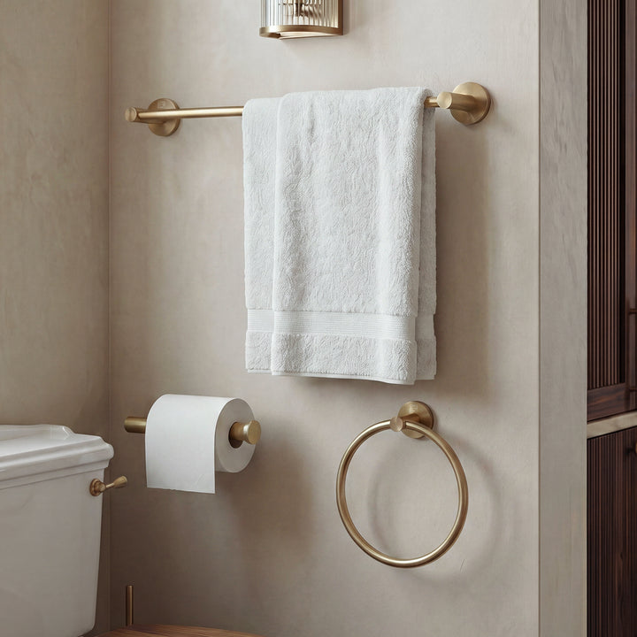 3-Piece Bathroom Hardware Set In Brushed Gold Brushed Gold Finish - KITCHEN & BATH by Joshua Marshal