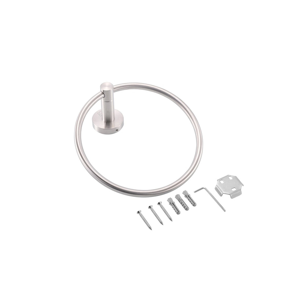 3-Piece Bathroom Hardware Set In Brushed Nickel - View 5 - Joshua Marshal