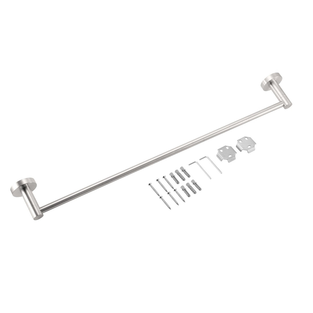 3-Piece Bathroom Hardware Set In Brushed Nickel - View 6 - Joshua Marshal