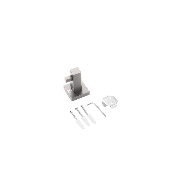 3-Piece Bathroom Hardware Set In Brushed Nickel - View 5 - Joshua Marshal