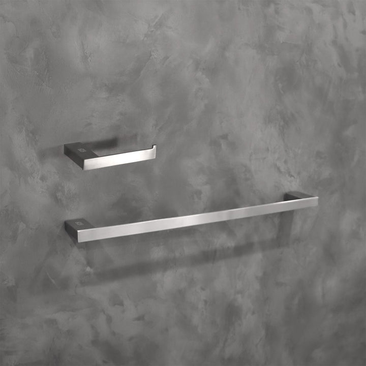 2-Piece Bathroom Hardware Set In Brushed Nickel Brushed Nickel Finish - KITCHEN & BATH by Joshua Marshal
