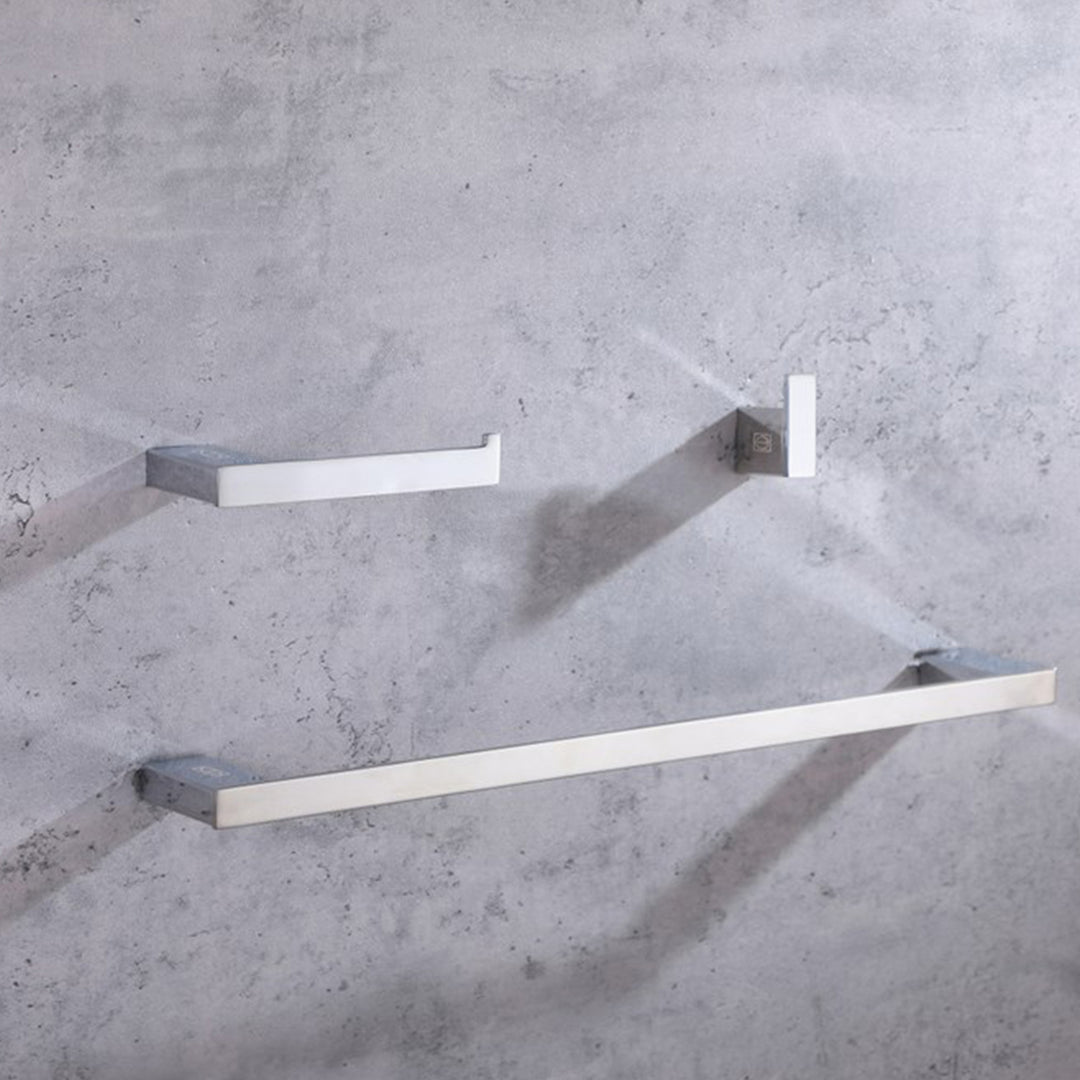 3-Piece Bathroom Hardware Set In Chrome Chrome Finish - KITCHEN & BATH by Joshua Marshal