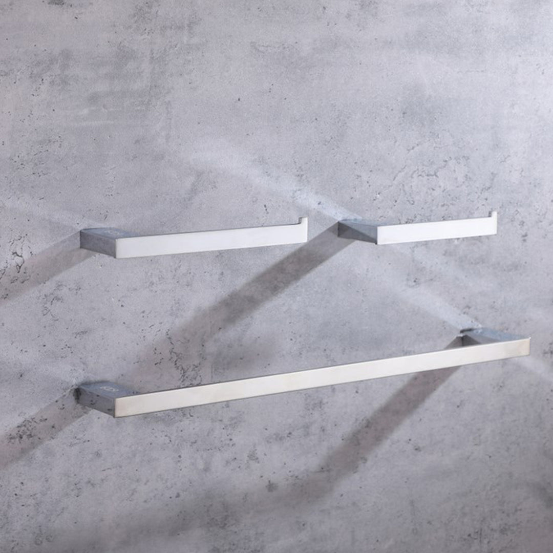 3-Piece Bathroom Hardware Set In Chrome Chrome Finish - KITCHEN & BATH by Joshua Marshal
