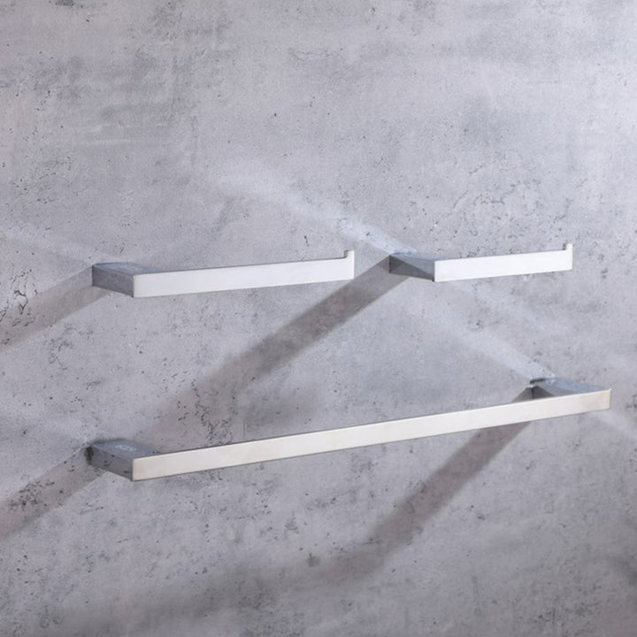 3-Piece Bathroom Hardware Set In Chrome Chrome Finish - KITCHEN & BATH by Joshua Marshal