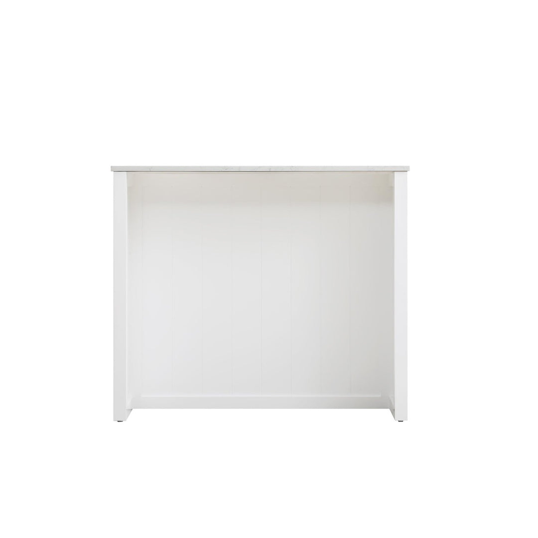 42 Inch Kitchen Island In White - View 5 - Joshua Marshal