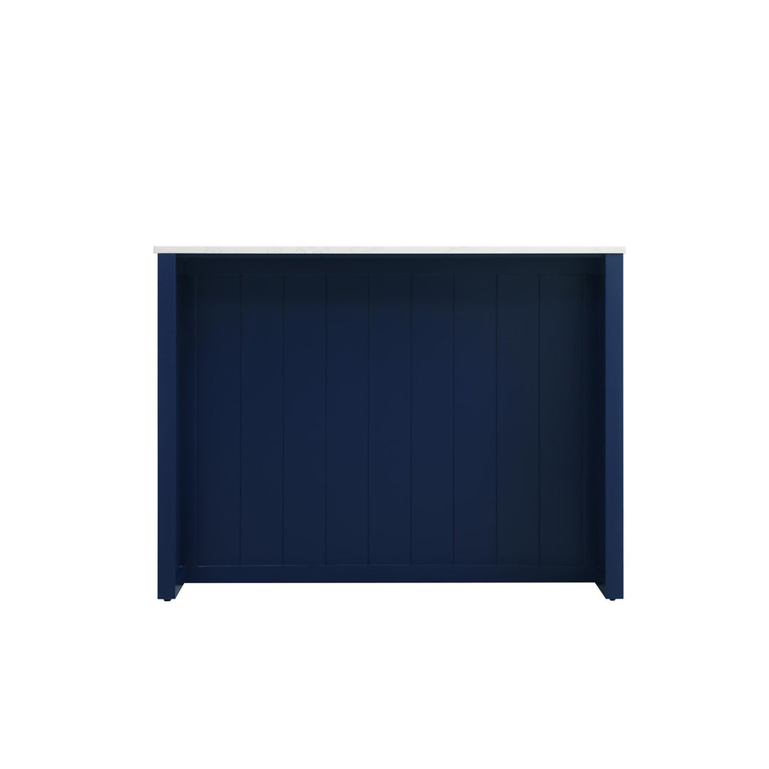 48 Inch Kitchen Island In Blue - View 5 - Joshua Marshal