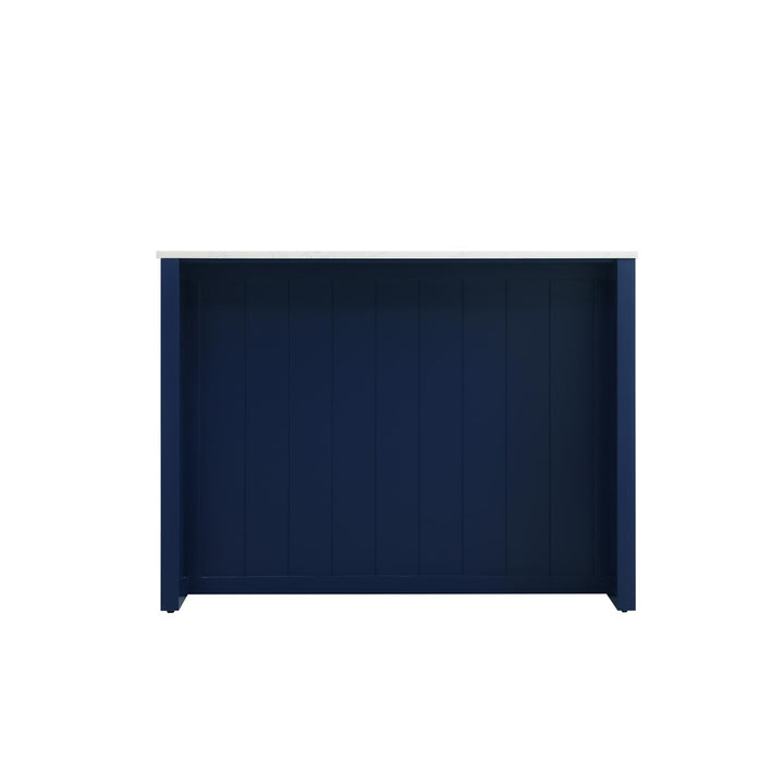 48 Inch Kitchen Island In Blue - View 5 - Joshua Marshal