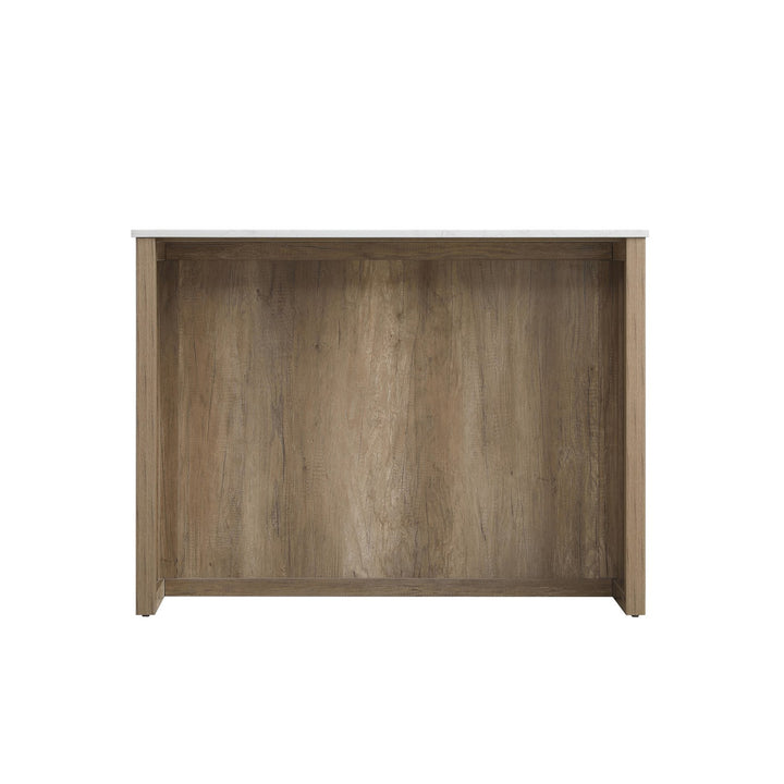 48 Inch Kitchen Island In Natural Oak - View 5 - Joshua Marshal