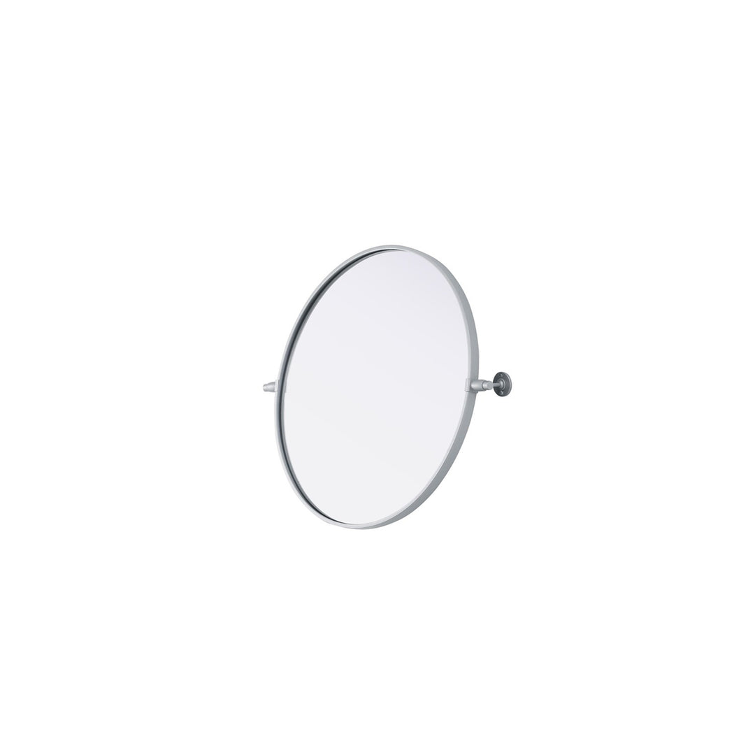 24X24 Pivot Mirror In Silver - View 4 - Joshua Marshal