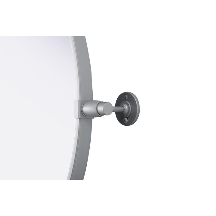24X24 Pivot Mirror In Silver - View 5 - Joshua Marshal