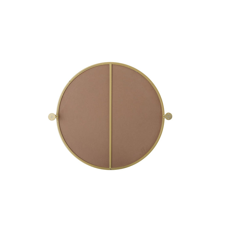 30X30 Pivot Mirror In Brass - View 6 - Joshua Marshal
