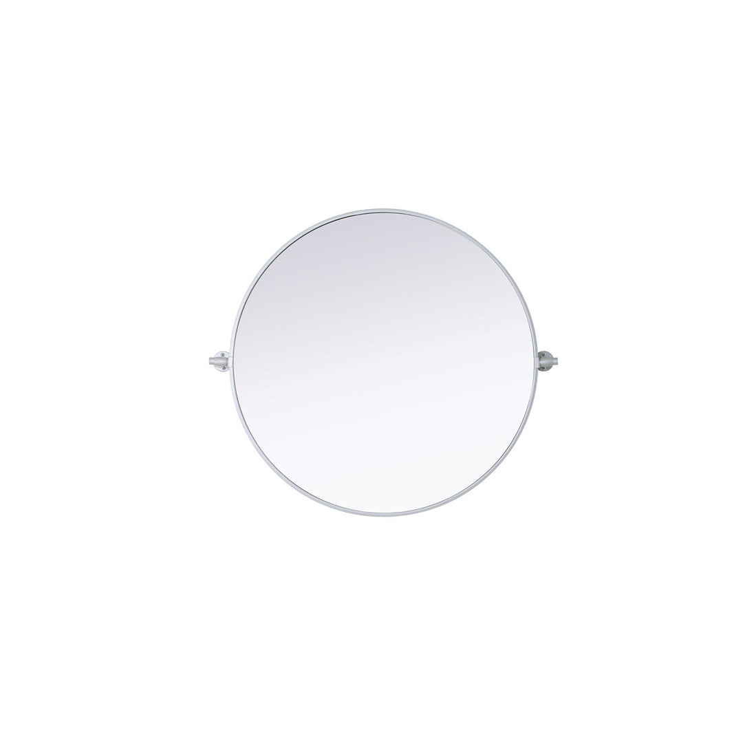 30X30 Pivot Mirror In Silver - View 3 - Joshua Marshal