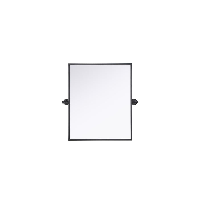 20X24 Pivot Mirror In Black - View 3 - Joshua Marshal