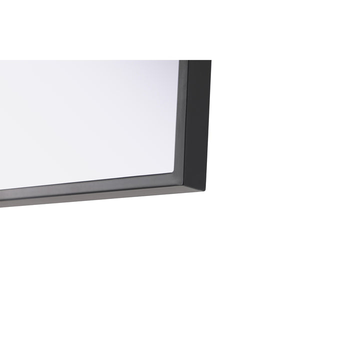 20X24 Pivot Mirror In Black - View 5 - Joshua Marshal