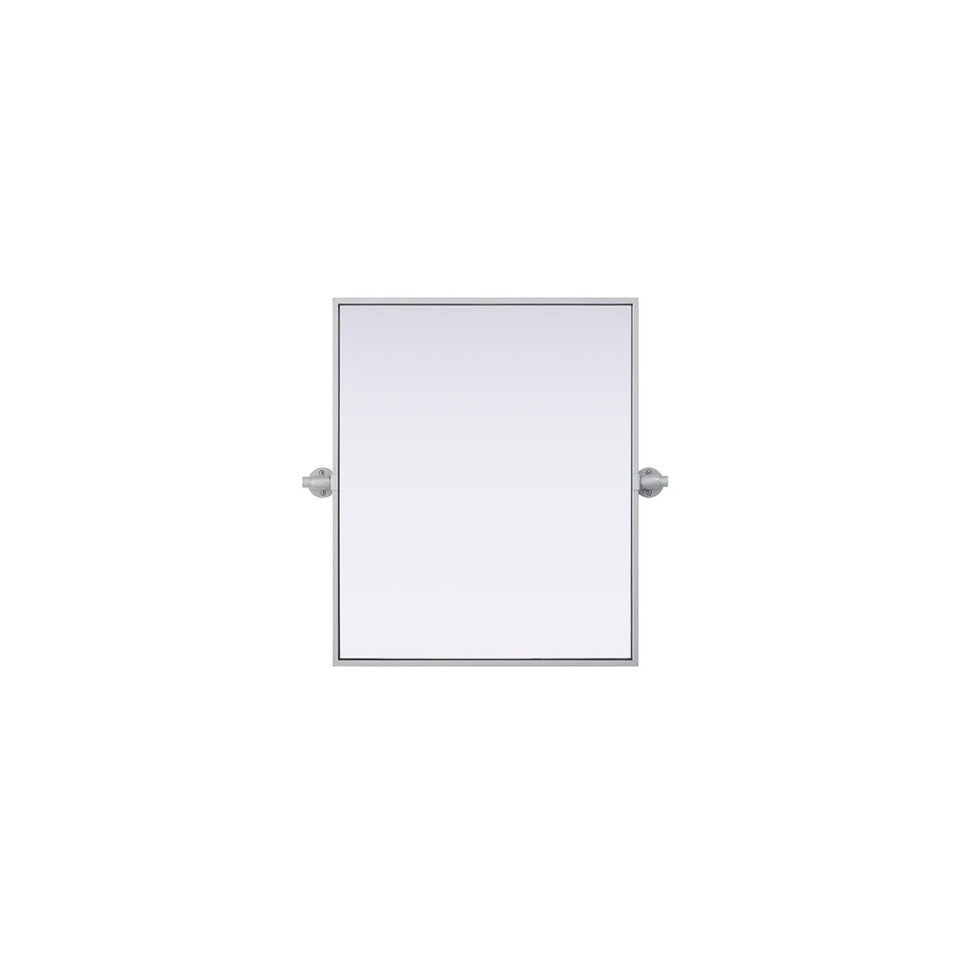 20X24 Pivot Mirror In Silver - View 3 - Joshua Marshal