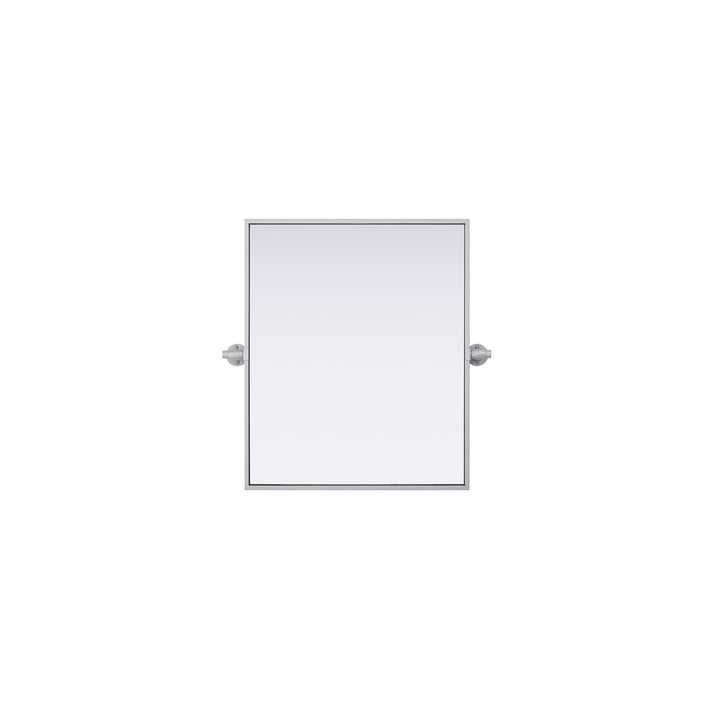 20X24 Pivot Mirror In Silver - View 3 - Joshua Marshal