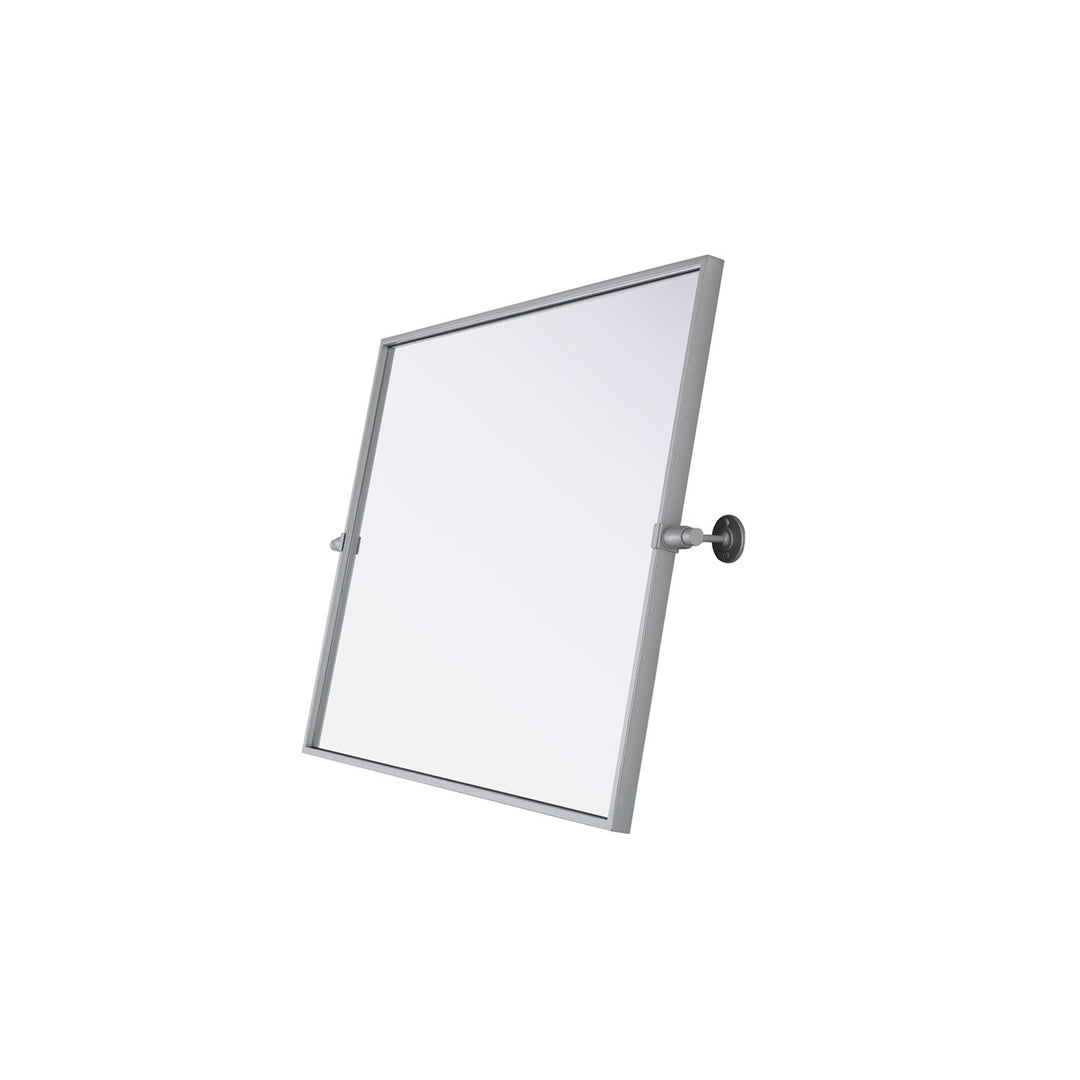 24X30 Pivot Mirror In Silver - View 4 - Joshua Marshal