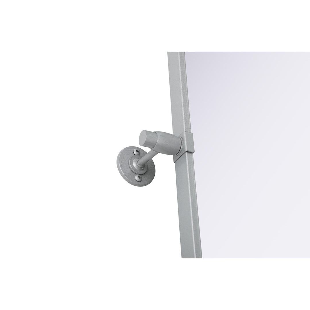 24X30 Pivot Mirror In Silver - View 5 - Joshua Marshal