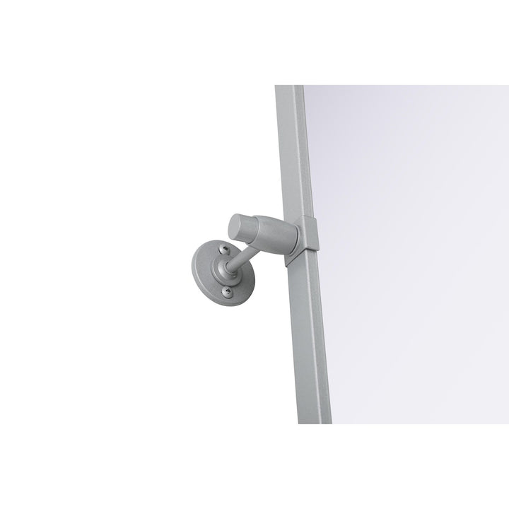 24X30 Pivot Mirror In Silver - View 5 - Joshua Marshal