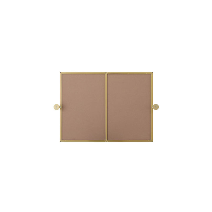 24X32 Pivot Mirror In Brass - View 6 - Joshua Marshal