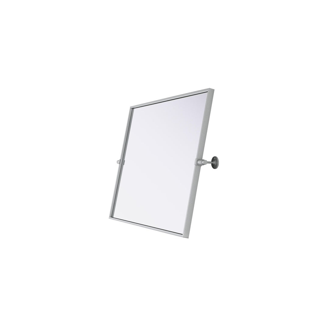 24X32 Pivot Mirror In Silver - View 4 - Joshua Marshal
