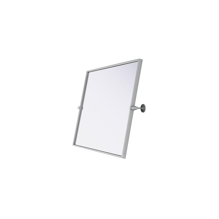 24X32 Pivot Mirror In Silver - View 4 - Joshua Marshal