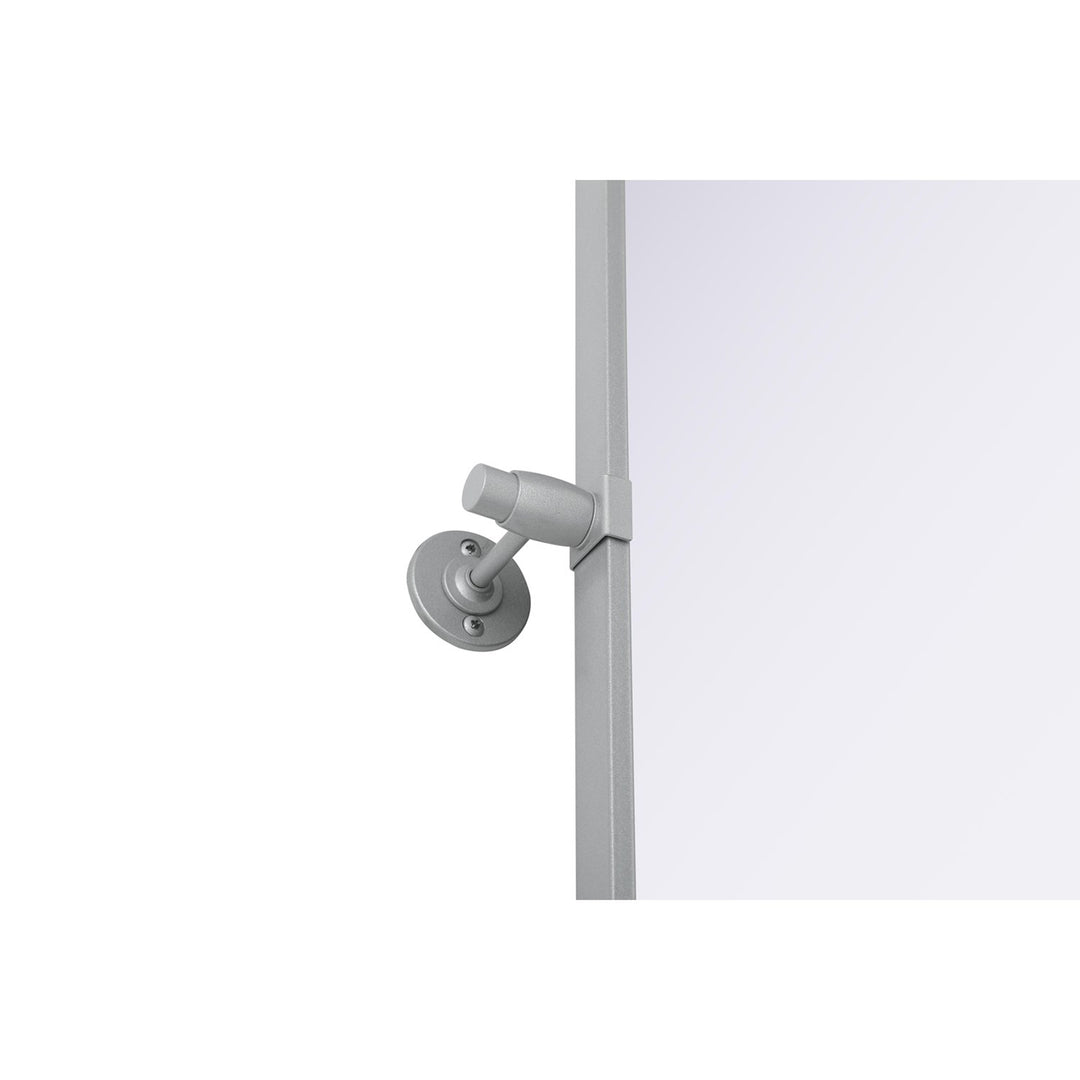 24X32 Pivot Mirror In Silver - View 5 - Joshua Marshal