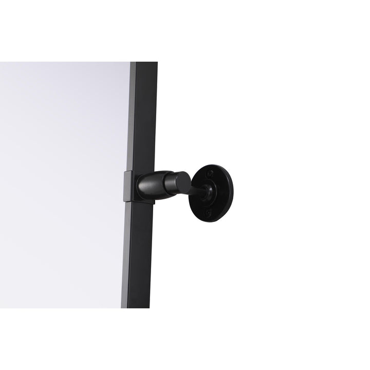 24X36 Pivot Mirror In Black - View 5 - Joshua Marshal