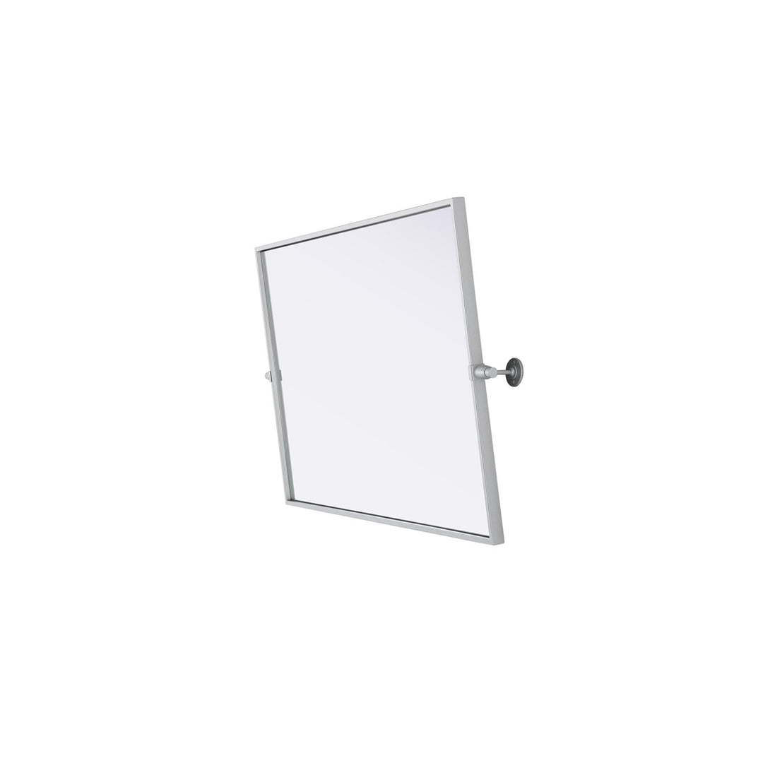 24X36 Pivot Mirror In Silver - View 4 - Joshua Marshal