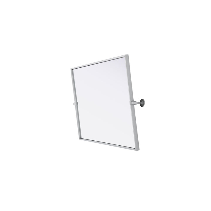 24X36 Pivot Mirror In Silver - View 4 - Joshua Marshal