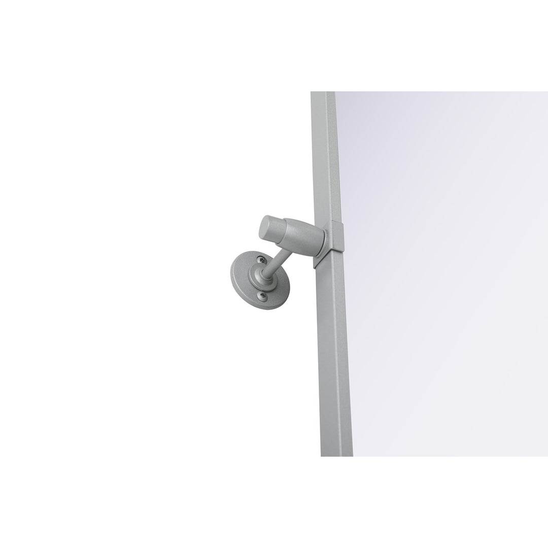 24X36 Pivot Mirror In Silver - View 5 - Joshua Marshal
