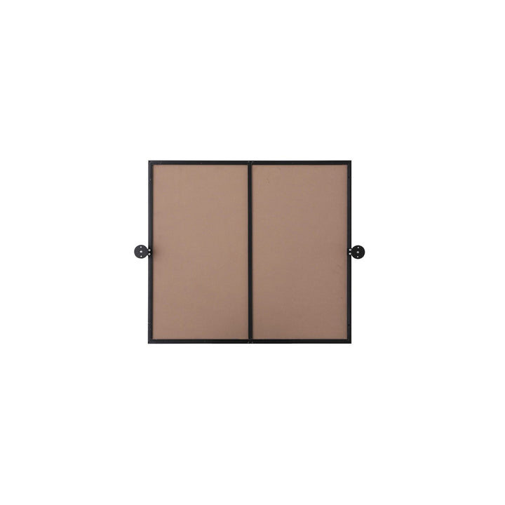 27X30 Pivot Mirror In Black - View 6 - Joshua Marshal