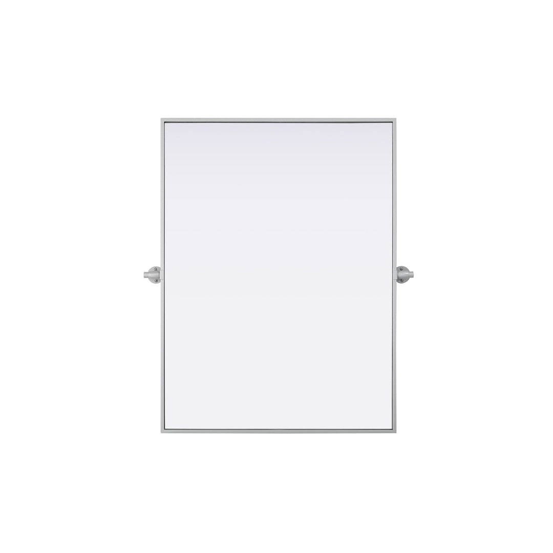 27X36 Pivot Mirror In Silver - View 3 - Joshua Marshal