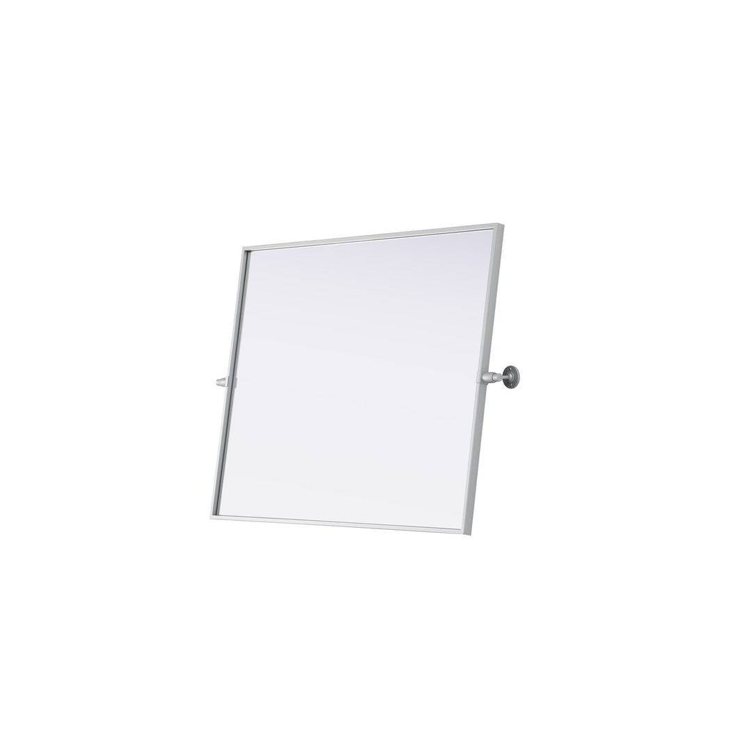 27X36 Pivot Mirror In Silver - View 4 - Joshua Marshal