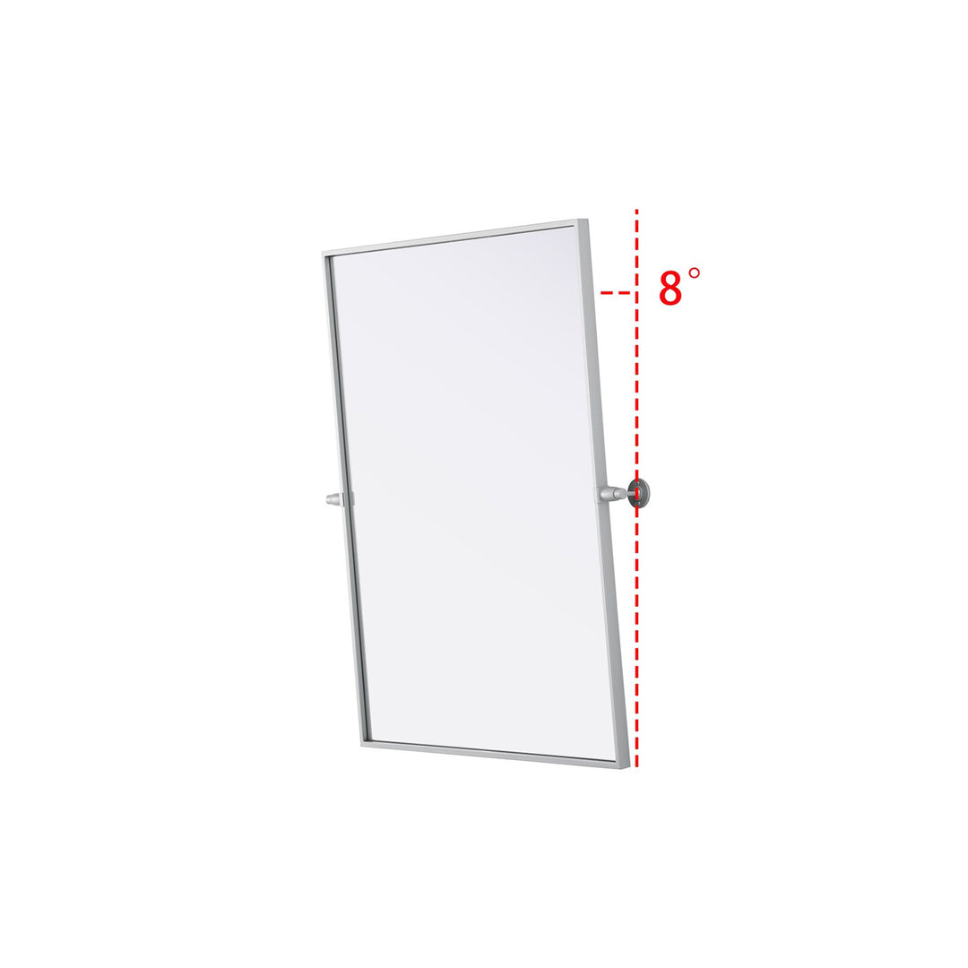 27X36 Pivot Mirror In Silver - View 6 - Joshua Marshal