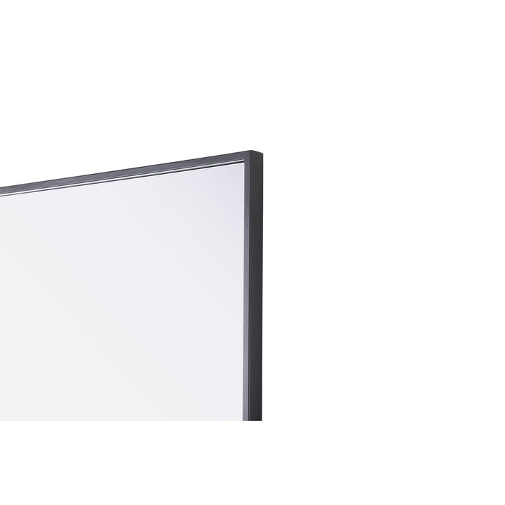 30X36 Pivot Mirror In Black - View 5 - Joshua Marshal
