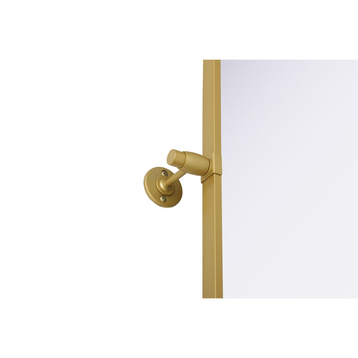 30X36 Pivot Mirror In Brass - View 5 - Joshua Marshal