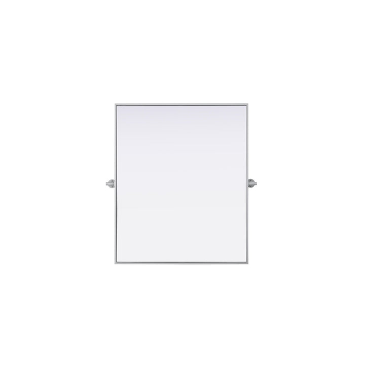 30X36 Pivot Mirror In Silver - View 3 - Joshua Marshal