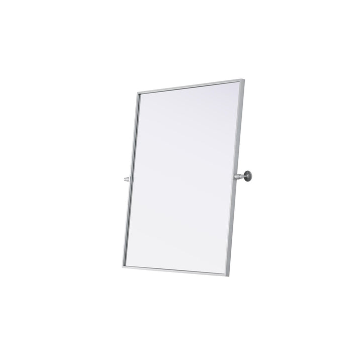 30X36 Pivot Mirror In Silver - View 4 - Joshua Marshal