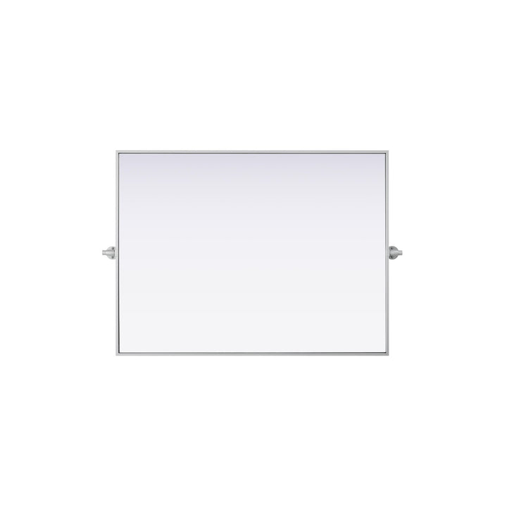 40X30 Pivot Mirror In Silver - View 4 - Joshua Marshal