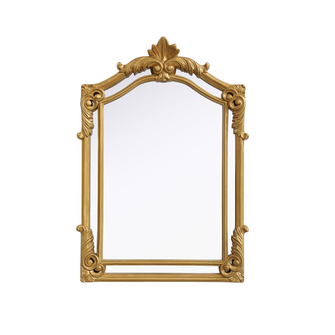 25.5X36 Traditional Mirror In Gold Leaf - View 3 - Joshua Marshal